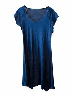 Columbia Summer Breeze III Cover Up/ Dress Sz S-M Blue Asymmetrical Hem NWT